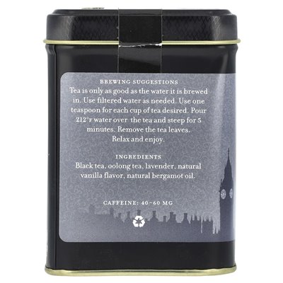 Aromatisierter Schwarztee von Harney & Sons, Victorian London Fog, 4 oz (112 g)