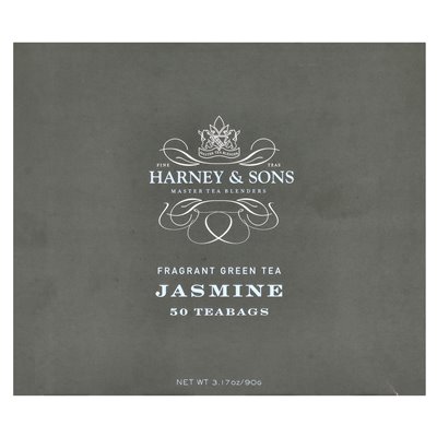 Harney & Sons, Duftender Grüntee, Jasmin, 50 Teebeutel, 3,17 oz (90 g)