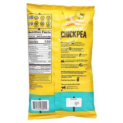 Hippeas, Chickpea, Vegan White Cheddar, 4 oz (113 g)