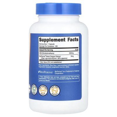 Nutricost, Dim, 300 mg, 120 kapsułek