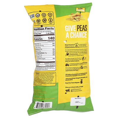 Hippeas, Veggie Straws, Sour Cream &amp Onion, 3,75 uncji (106 g)