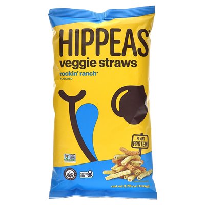 Hippeas, Gemüse-Strohhalme, Rockin‘ Ranch, 3,75 oz (106 g)