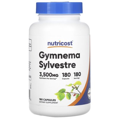 Nutricost, gimnema sylvestre, 3500 mg, 180 kapsułek