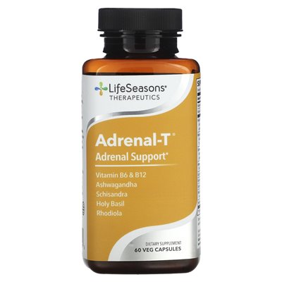 Lifesasease, Adrenal-T, Nebennierenunterstützung, 60 vegetarische Kapseln