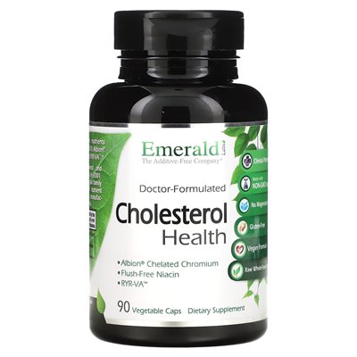 Emerald Laboratories, Cholesterol Health, 90 czapek warzywnych