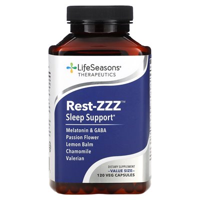 Lifesasease, Rest-Zzz, wsparcie snu, 120 warzyw kapsułek