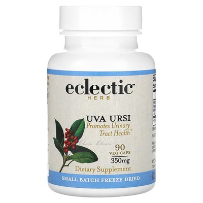 Eklektyczne zioło, Uva Ursi, 350 mg, 90 warzyków Eklektyczne zioło, Uva Ursi, 350 mg, 90 warzyków