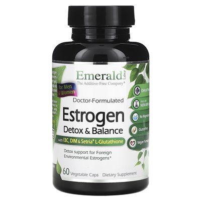 Emerald Laboratories, Östrogen, Entgiftung und Balance, 60 pflanzliche Kapseln