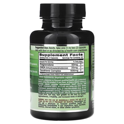 Emerald Laboratories, Existerolon + Dhea, 50 mg, 60 vegetarische Kapseln (25 mg pro Kapsel)