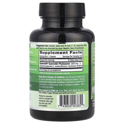 Emerald Laboratories, kwercetyna fitosom, 250 mg, 60 czapek warzywnych Emerald Laboratories, kwercetyna fitosom, 250 mg, 60 czapek warzywnych