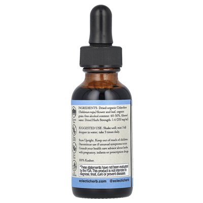 Eklektyczne zioło, ekstrakt z Celandine, 250 mg, 1 Fl Oz (30 ml)