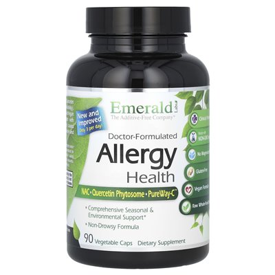 Emerald Laboratories, Allergiegesundheit, 90 pflanzliche Kapseln