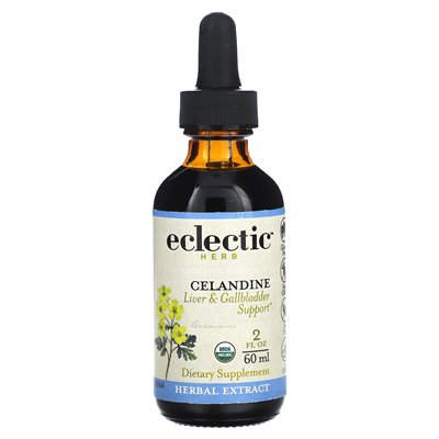 Eklektyczne zioło, ekstrakt z Celandine, 250 mg, 2 fl oz (60 ml)