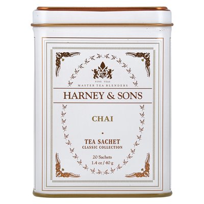 Harney & Sons, Classic Collection, Chai, 20 Beutel, 1,4 Unzen (40 g)