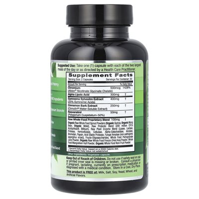 Emerald Labs, Blutzuckergesundheit, 60 pflanzliche Kapseln