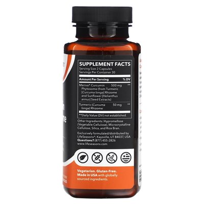 Rifesasease, fitosom kurkuminy Meriva, 500 mg, 60 warzyw (250 mg na kapsułkę)