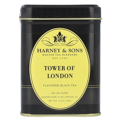 Aromatisierter Schwarztee von Harney & Sons, Tower of London, 4 oz (112 g)