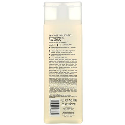 Giovanni, Drzewo Herbaciane Trzy Razy Skutecznie, Pobudzający Szampon, Dla Wszystkich Rodzajów Włosów, 8,5 uncji (250 ml) Giovanni, Drzewo Herbaciane Trzy Razy Skutecznie, Pobudzający Szampon, Dla Wszystkich Rodzajów Włosów, 8,5 uncji (250 ml)