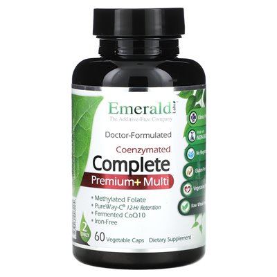 Emerald Laboratories, Complete Premium+ Multi, 60 czapek warzywnych Emerald Laboratories, Complete Premium+ Multi, 60 czapek warzywnych