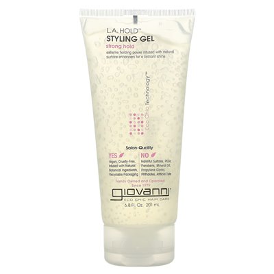 Giovanni, L.A. Hold Styling Gel, Strong Hold, 6,8 Fl Oz (201 ml)