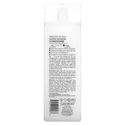 Giovanni, gładka jak jedwab, głębsza odżywka wilgoci, dla uszkodzonych włosów, 8,5 fl oz (250 ml)