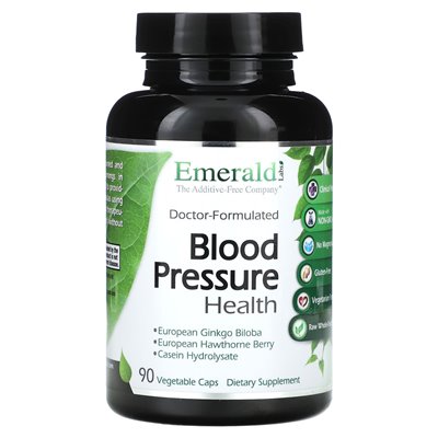 Emerald Labs, Blood Pressure Health, 90 Vegetable Caps