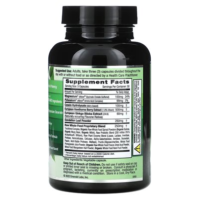 Emerald Labs, Blood Pressure Health, 90 Vegetable Caps