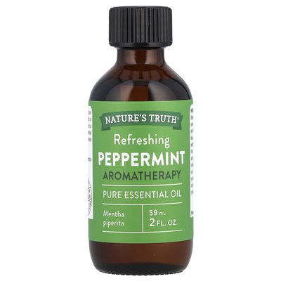 Nature's Truth, Pure Essential Oil, Refreshing Peppermint, 2 fl oz (59 ml) Nature's Truth, Pure Essential Oil, Refreshing Peppermint, 2 fl oz (59 ml)