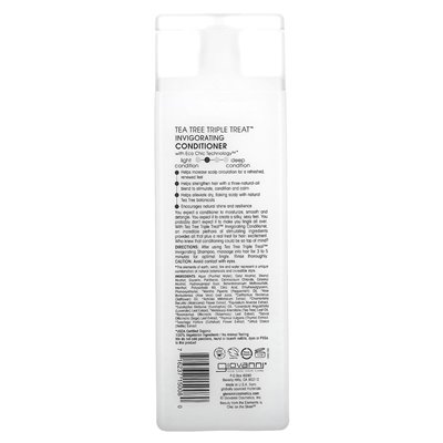 Giovanni, Tree Tree Triple Treat, Invigorating Condition, dla wszystkich rodzajów włosów, 8,5 fl oz (250 ml)