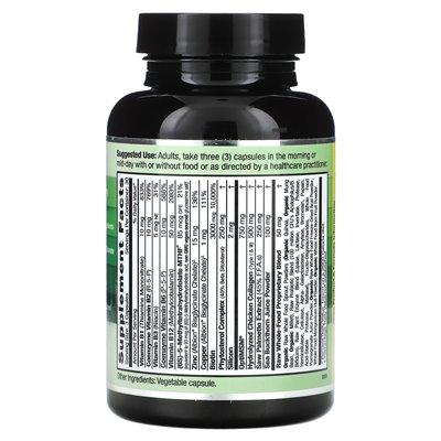 Emerald Laboratories, Collagen Health for Men &amp Women, 90 czapek warzywnych