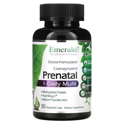 Emerald Laboratories, Coenzymated Prenatal 1-Dilla Multi, 30 Caps