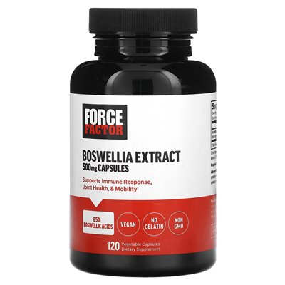 Współczynnik siły, ekstrakt z Boswellia, 500 mg, 120 kapsułek warzywnych