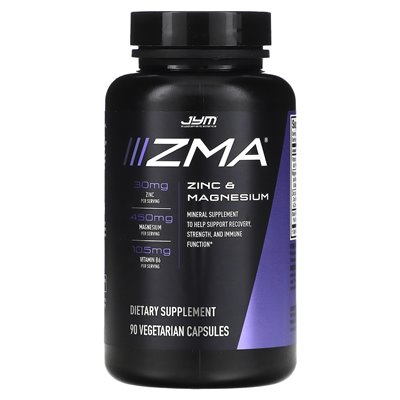 JYM Suplement Science, ZMA, cynk i magnez, 90 kapsułek wegetariańskich JYM Suplement Science, ZMA, cynk i magnez, 90 kapsułek wegetariańskich
