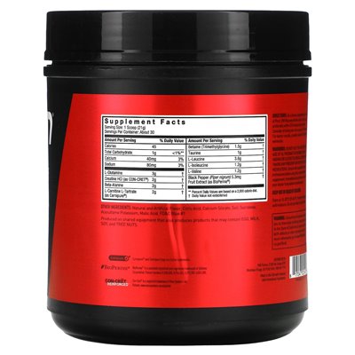 JYM Suplement Science, Post JYM, BCAAS + Recovery Matrix, Blue Artic Freeze, 1,4 funta (630 g)