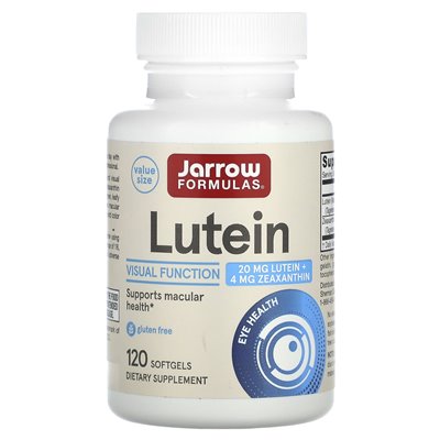 Formuły jarrow, luteina, 20 mg, 120 softgels Formuły jarrow, luteina, 20 mg, 120 softgels