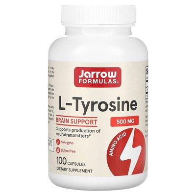 Jarrow Formulas, L-Tyrosin, 500 mg, 100 Kapseln