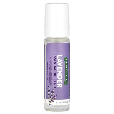 Nature's Truth, Olejki eteryczne, na Go Roll-On, odmłodzenie lawendy, 0,33 fl oz (10 ml)