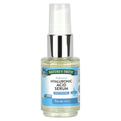 Nature's Truth, Hyaluronic Acid Serum, Fragrance Free, 1 fl oz (30 ml)