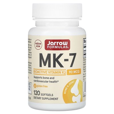 Jarrow Formulas, MK-7, 90 McG, 120 SoftGels