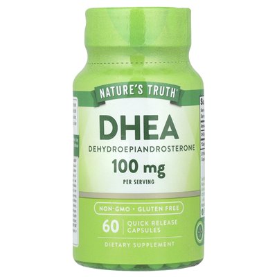 Nature's Truth, Dhea, 100 mg, 60 Quick Release Capsules (50 mg per capsule)