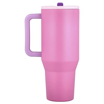 Hydrojug, Traveller Tumbler, różowy cukier, 40 uncji