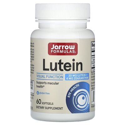 Formuły jarrow, luteina, 20 mg, 60 miękkich Formuły jarrow, luteina, 20 mg, 60 miękkich