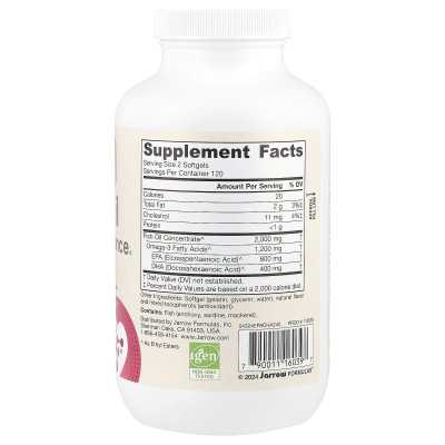 Jarrow Formulas, EPA-DHA Balance® Fischöl, 240 Weichkapseln