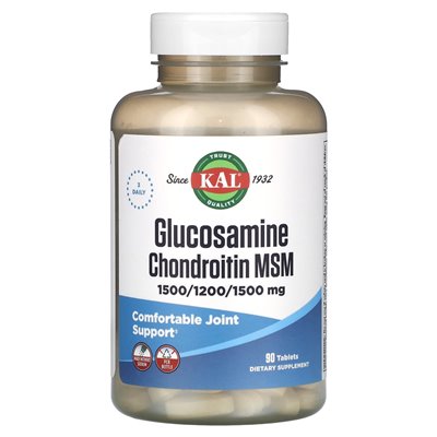 Kal, Glucosamin Chondroitin MSM, 90 Tabletten