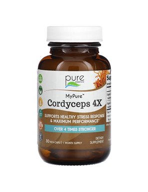 Pure Essence, MyPure, Cordyceps 4X, 30 Vegi-Caps