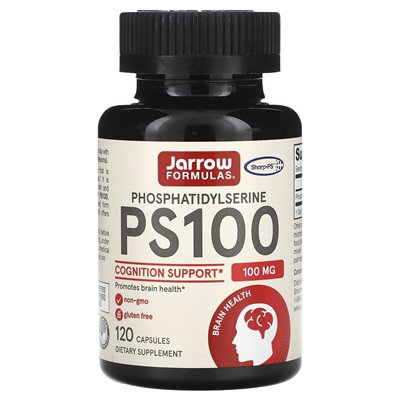 Jarrow Formulas, PS100, Phosphatidylserin, 100 mg, 120 Kapseln