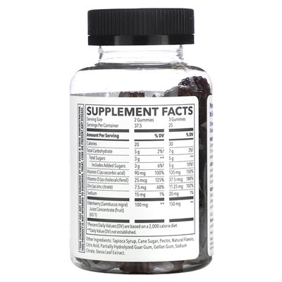 Lifeseason, Klinische Stärke, Bio-Gummibärchen, 6500 mg, 75 Gummibärchen (3250 mg pro Gummibärchen)
