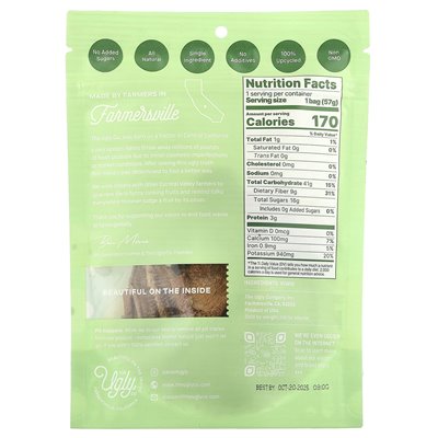 Hi!I'm Ugly, Dried Fruit, Sliced Kiwi, 2 Ounces (57 g)