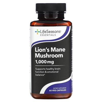 Lifesasone, Lion's Grzyb, 1000 mg, 60 warzyw (500 mg na kapsułkę)
