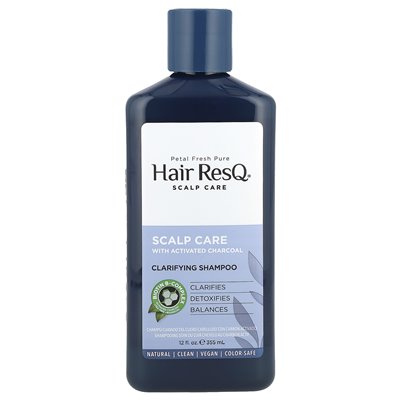 Petal Fresh, Hair Resq®, szampon wyjaśniający, pielęgnacja skóry głowy z węglem aktywowanym, 12 fl oz (355 ml)